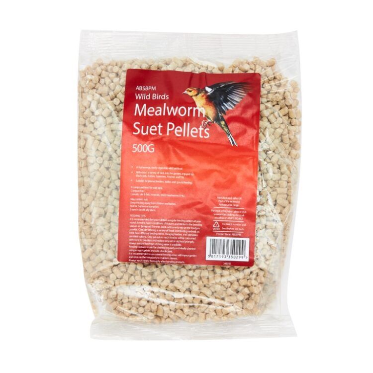 Ambassador Mealworm Suet Pellets Ambassador mealworm suet pellets for feeding wild birds