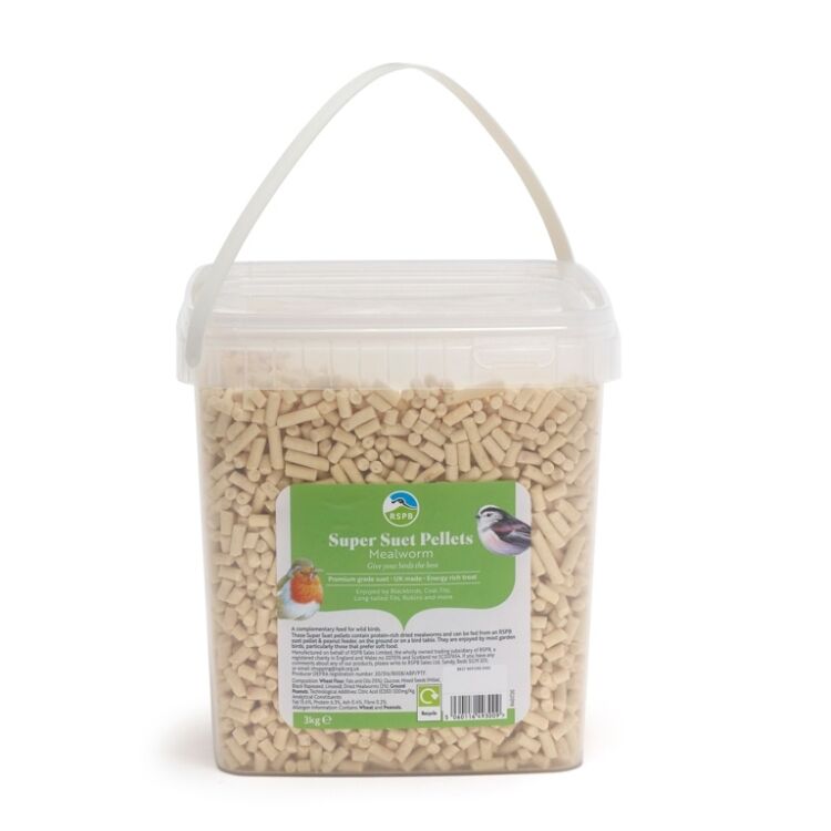 RSPB super suet pellets with mealworm