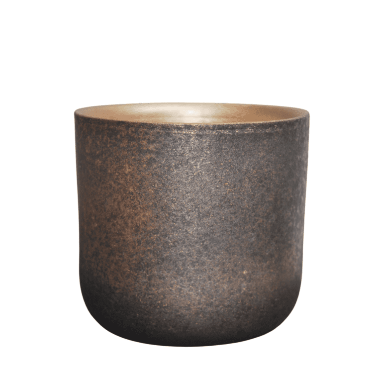gold Sparkling Ceramic Plant Pot