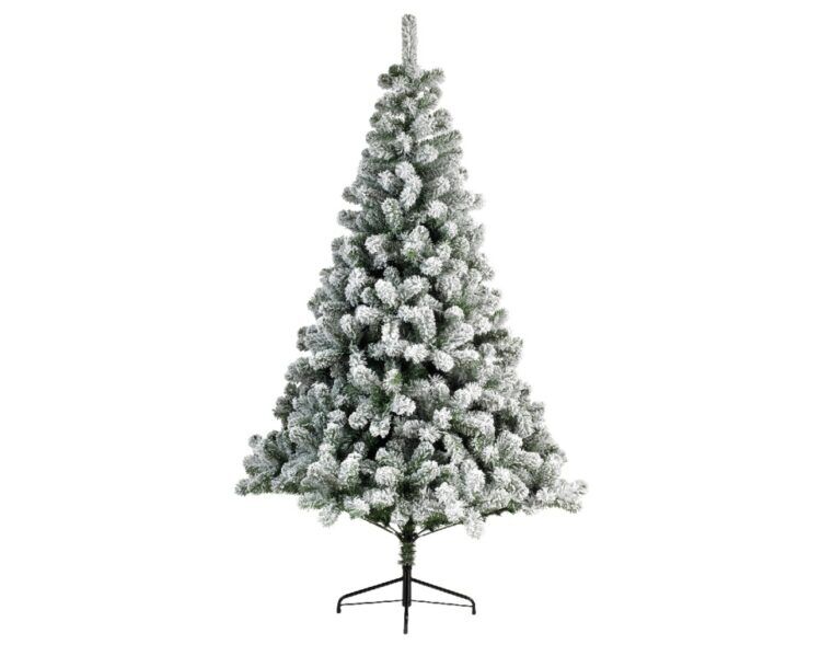 Kaemingk Snowy Imperial Hinged Pine – 120cm Realistic-Artificial-Snowy-Xmas-Tree-120cm