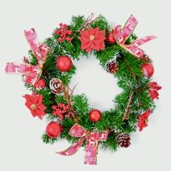 christmas-wreath-pink Christmas-wreath-pink